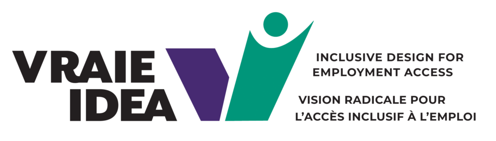 Vraie Idea Inclusive design for employment access logo